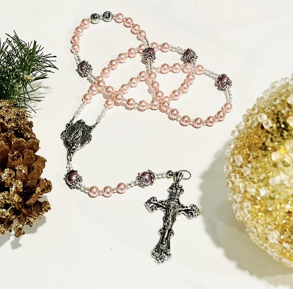 Pink & Purple Full Rosary